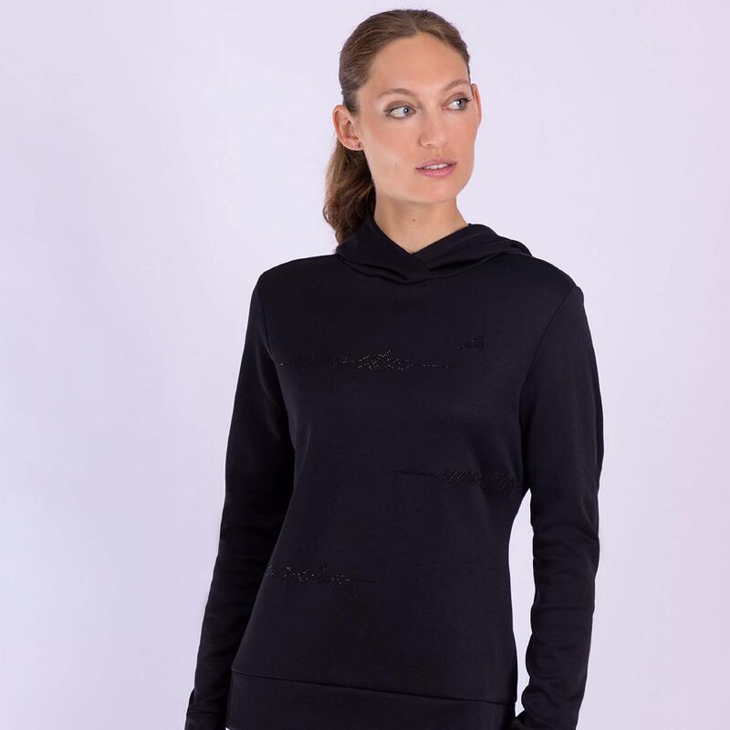 Reitsport-Sweatshirt mit Kapuze, Damen Euro-Star Acadia