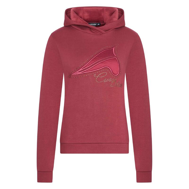 Reitsport-Sweatshirt mit Kapuze, Damen Euro-Star Liana