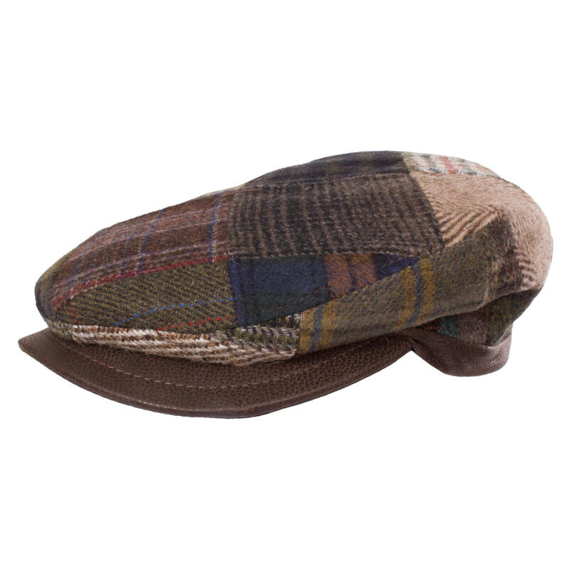 Berretto in tweed con motivo patchwork Horka