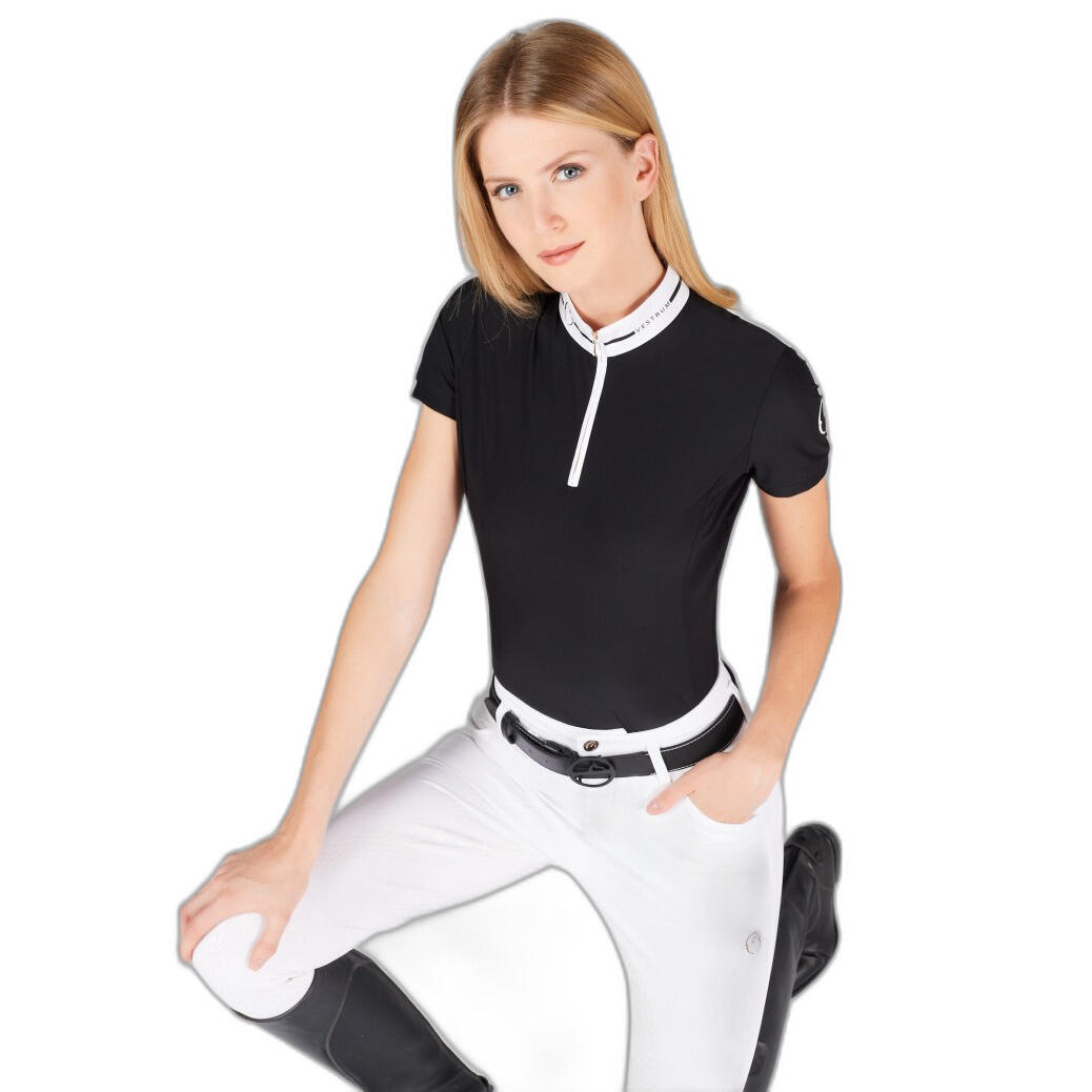 Polo de concours équitation manches longues femme Vestrum Follonica 2/5