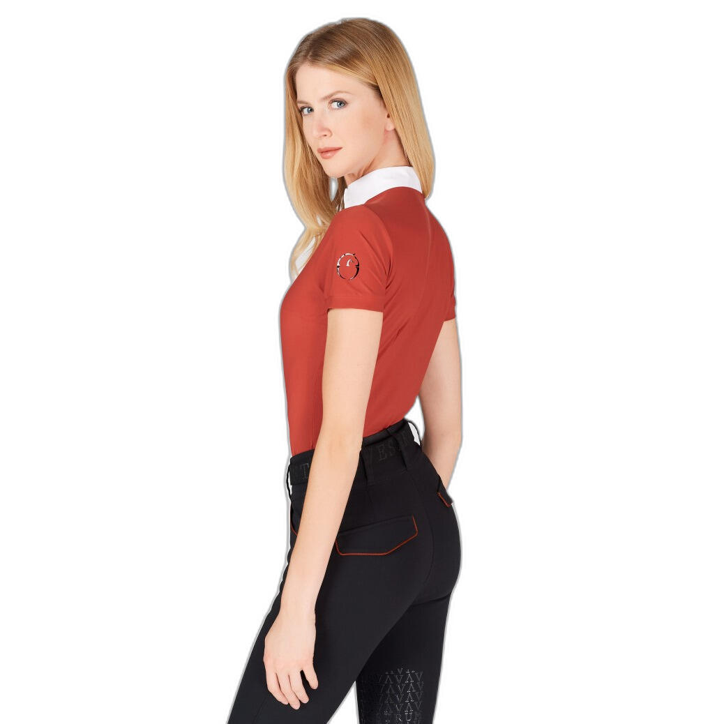 Polo de concours équitation manches longues femme Vestrum Porto Venere 4/5