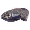 Tweed baret met patchwork patroon Horka