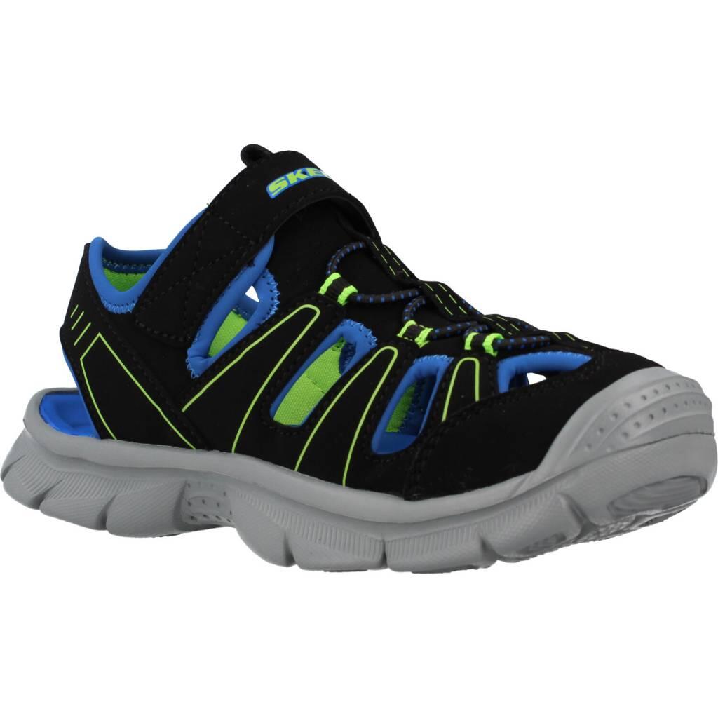Sandalias Niño Skechers Relix Negro 5/5