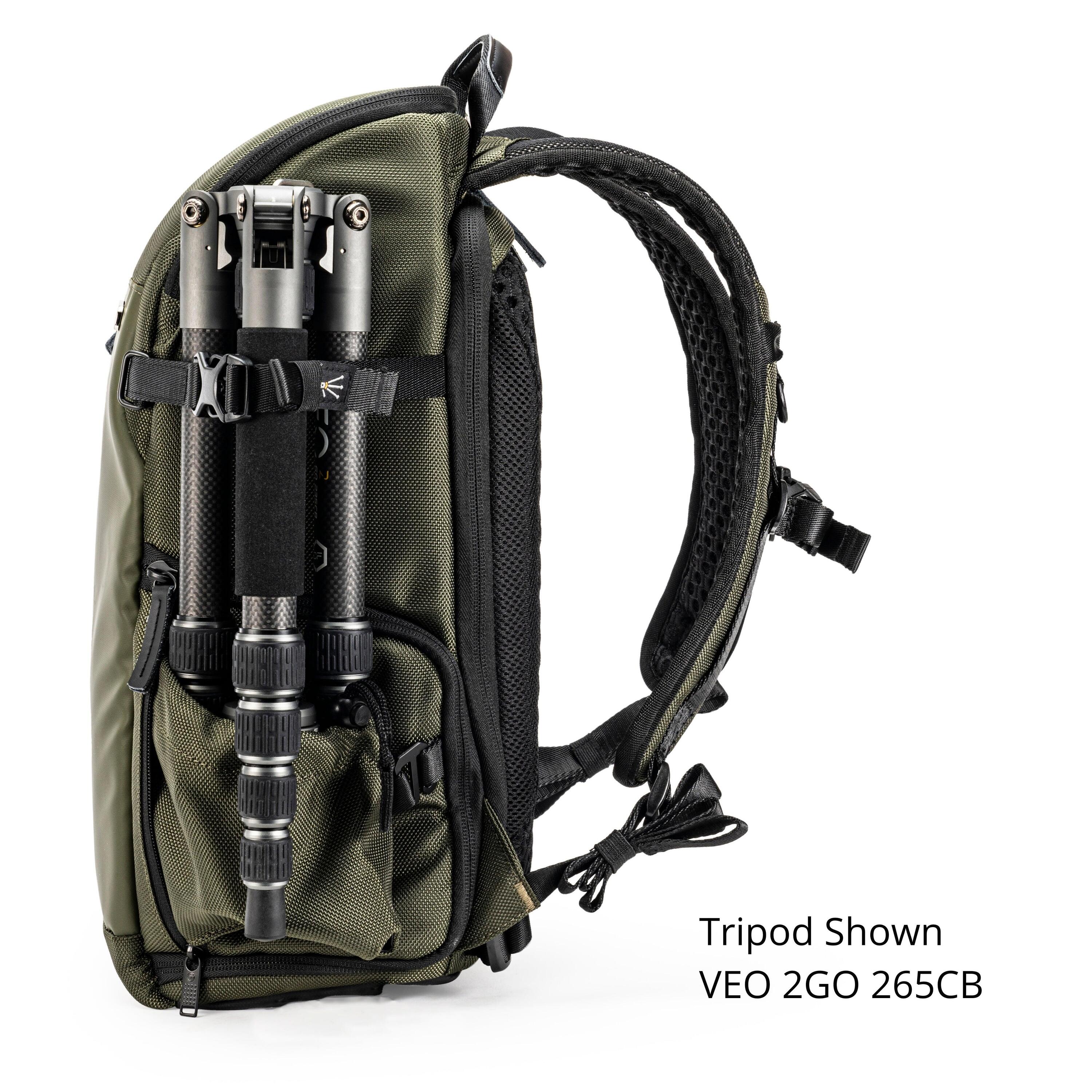 VEO Select 46BR GR - Slim Camera Backpack - Green 4/5