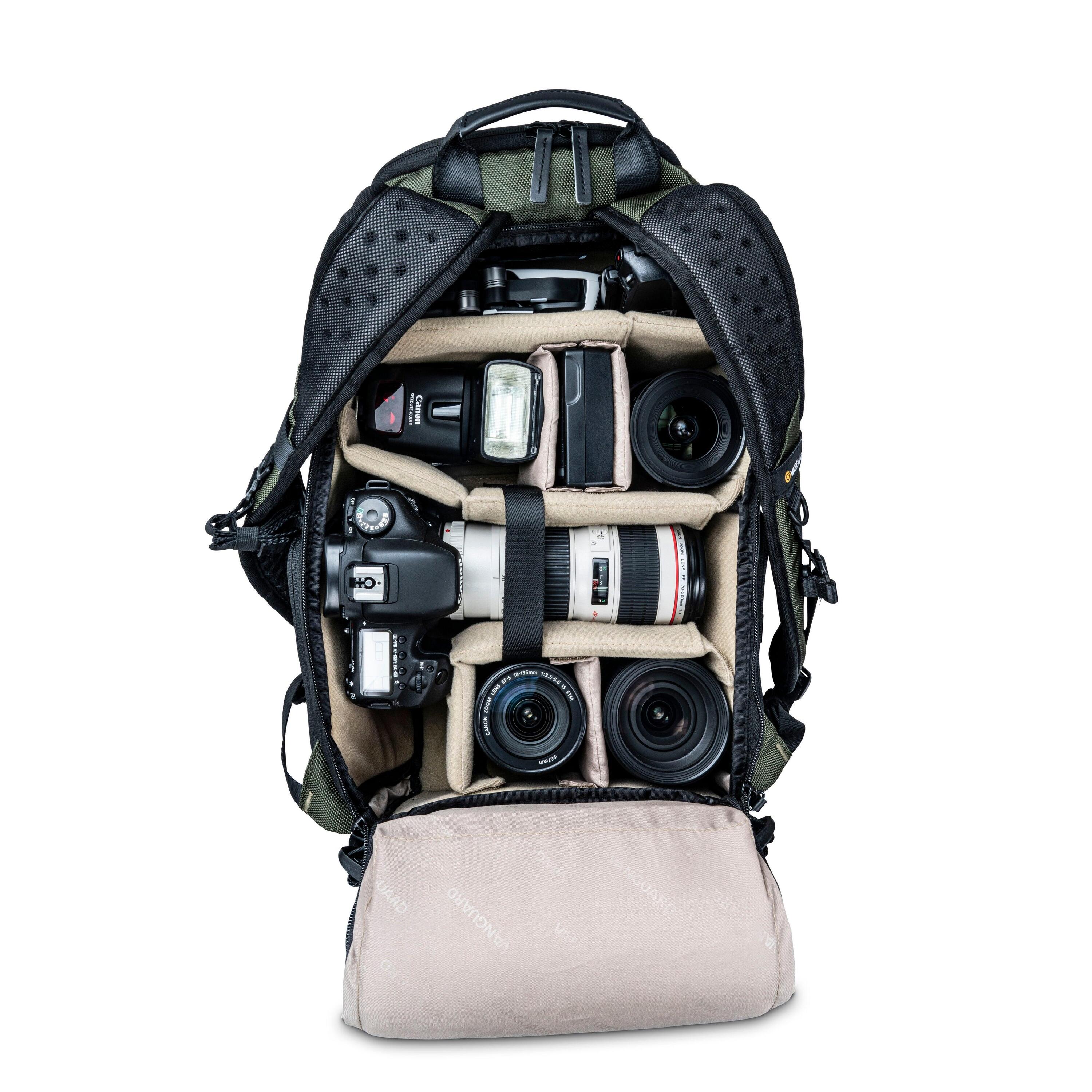 VEO Select 46BR GR - Slim Camera Backpack - Green 2/7