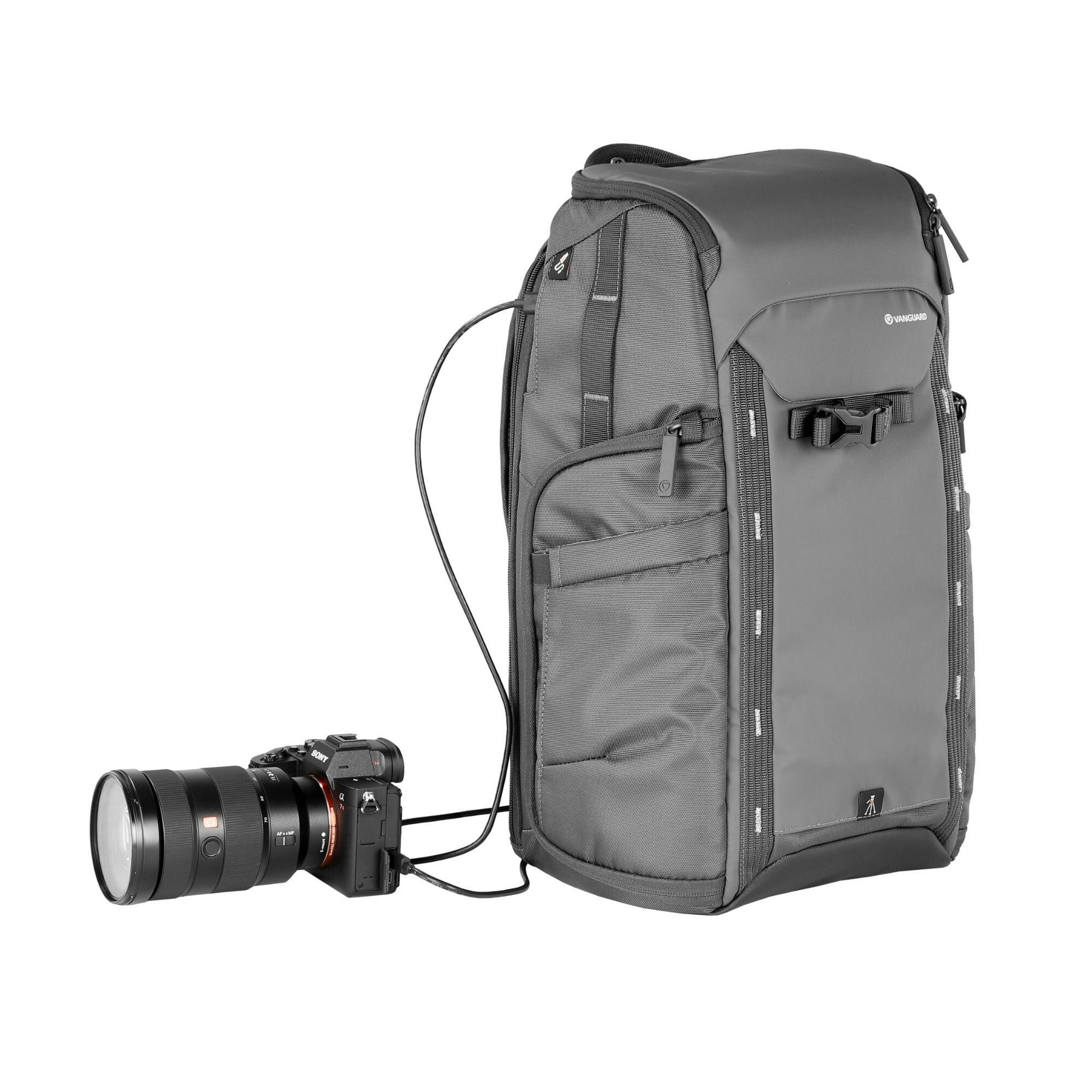 VEO ADAPTOR R44 GY Camera Backpack with USB Port - Grey 1/5