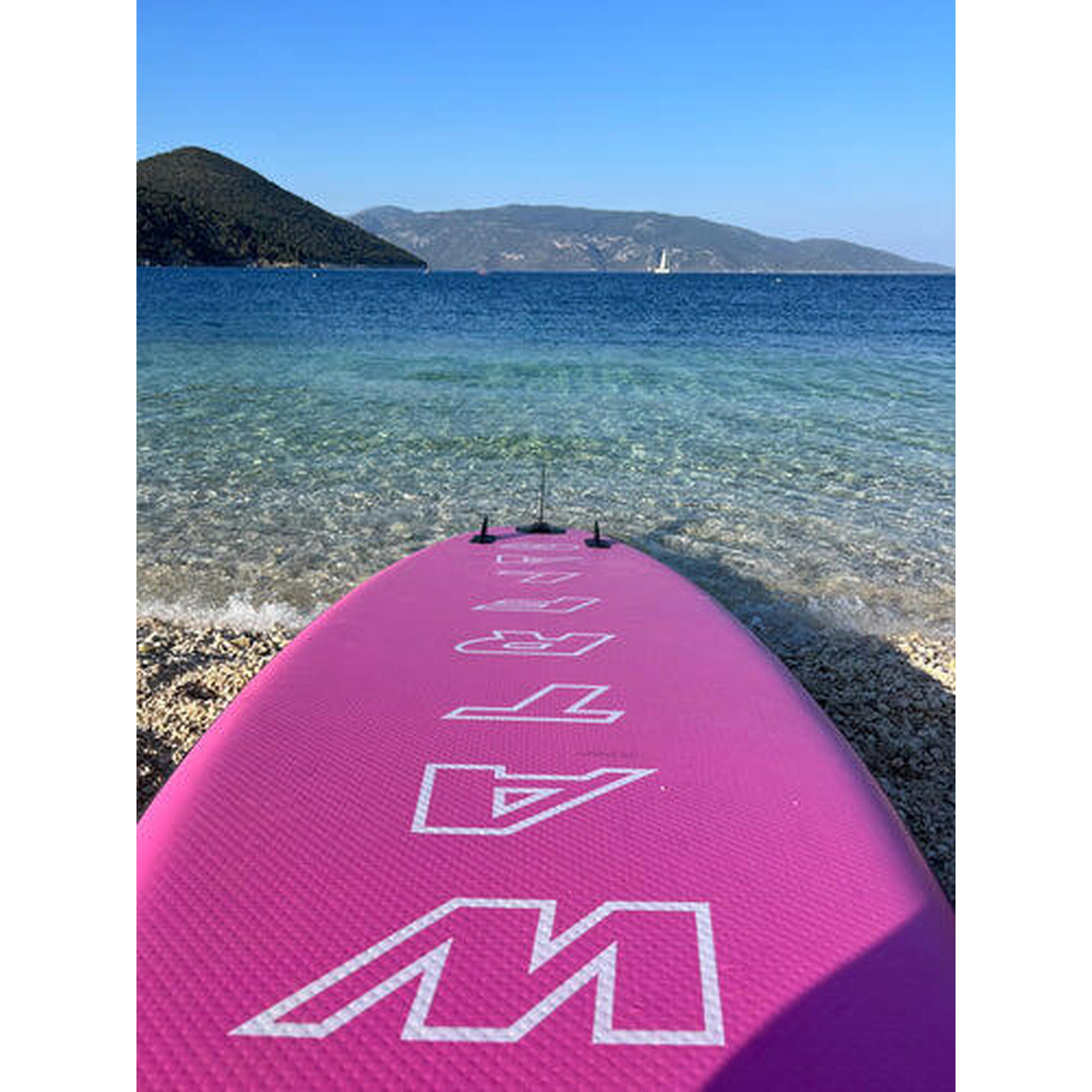 Premium kwaliteit opblaasbaar SUP Board Glide-Pink 10'6", 320cm, SET