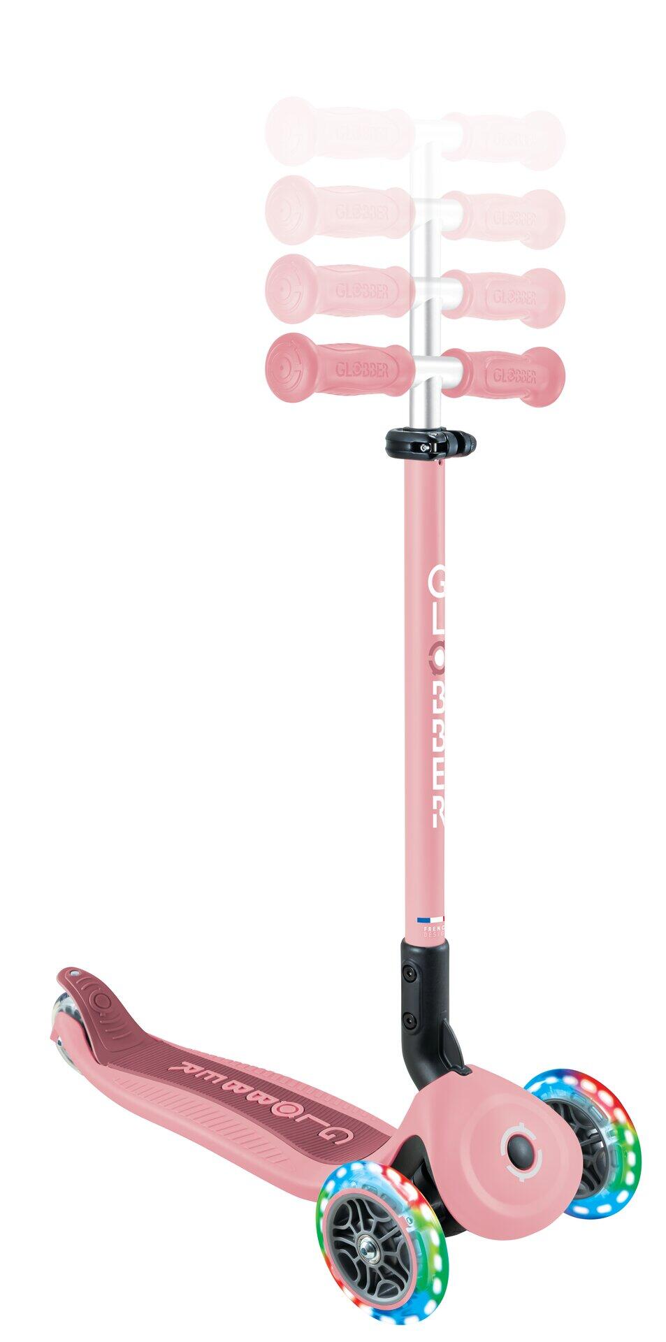 Globber Go up Active Lights in Pastel Roze 11/14