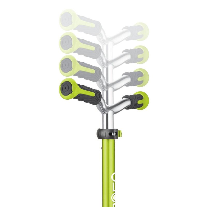 GLOBBER ELITE PRIME lime grün, mit Leuchtrollen und Leuchtdeck