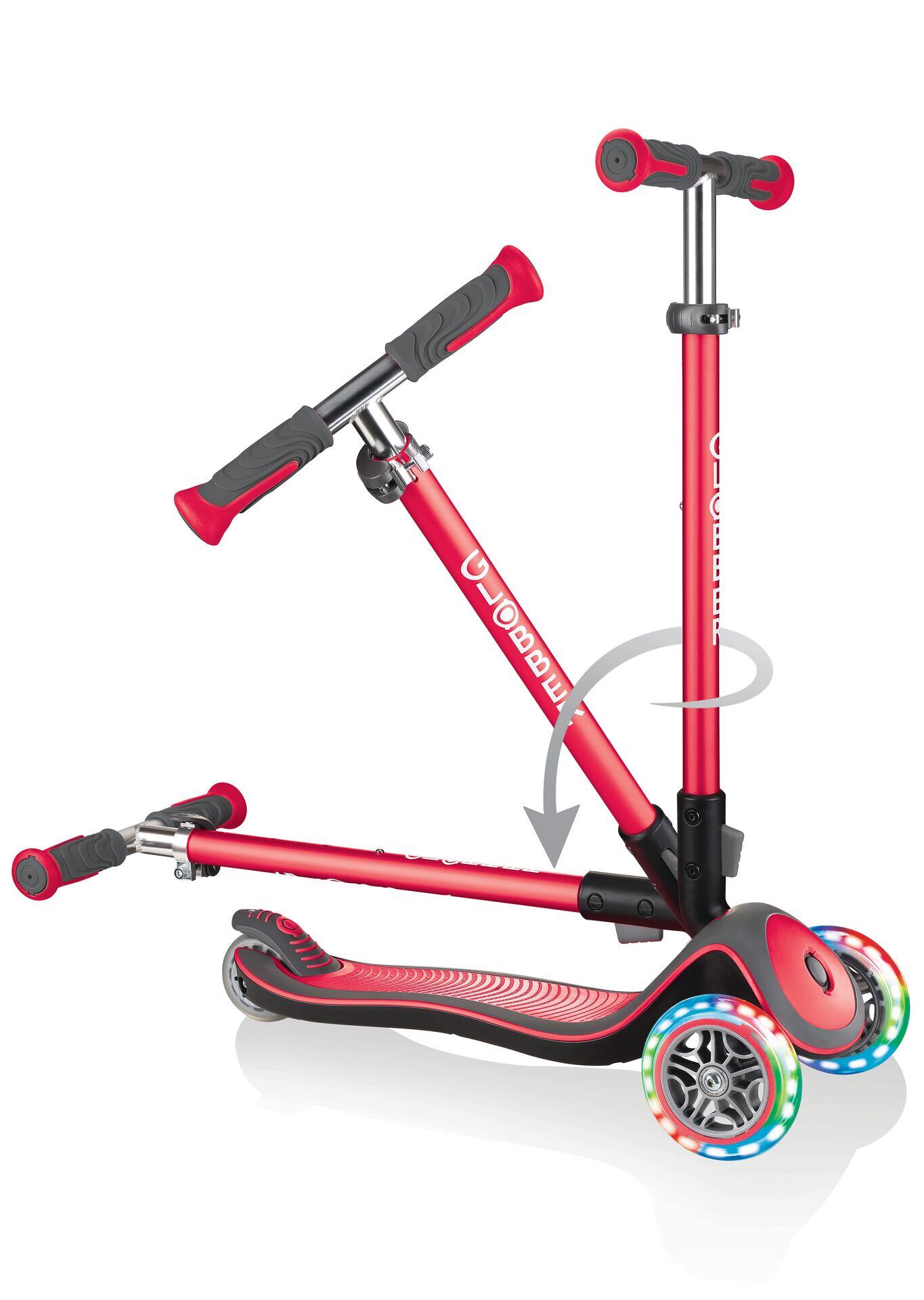 Globber Marchepied pour enfant Elite Junior Frein à pied Rouge 4/7