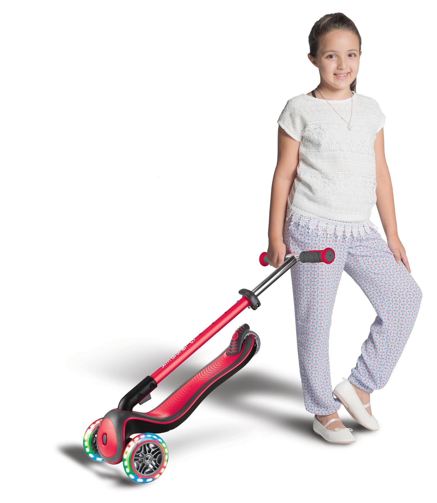 Globber Marchepied pour enfant Elite Junior Frein à pied Rouge 6/7