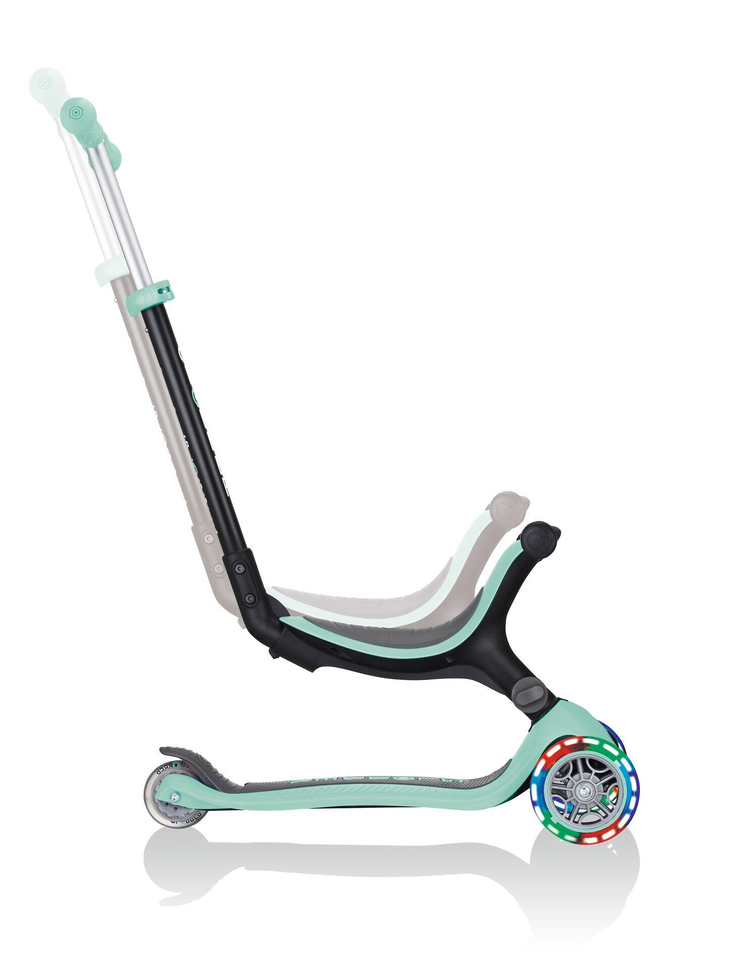 GLOBBER GO-UP FOLDABLE LIGHTS mint, mit Leuchtrollen 6/7