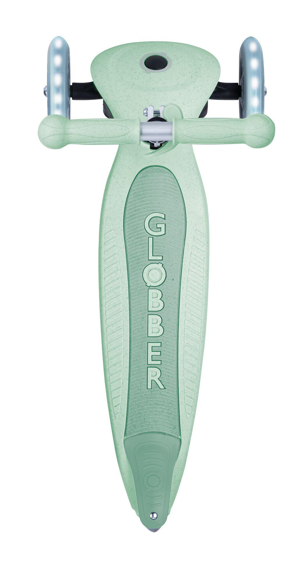Trottinette 3 roues JUNIOR FOLDABLE LIGHTS ECOLOGIC - Vert Pistache 6/7