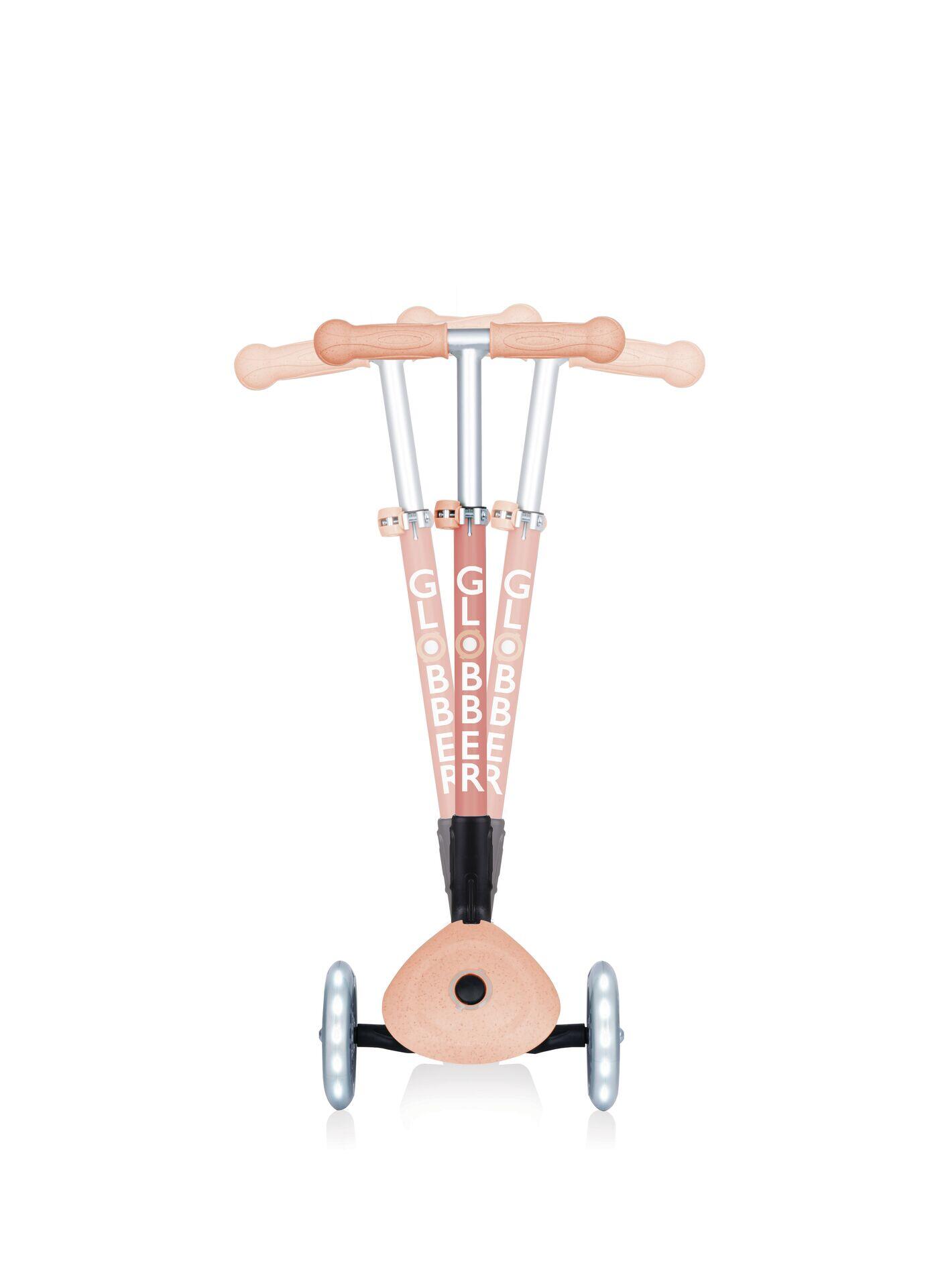 Trottinette 3 roues JUNIOR FOLDABLE LIGHTS ECOLOGIC - Pêche 4/7