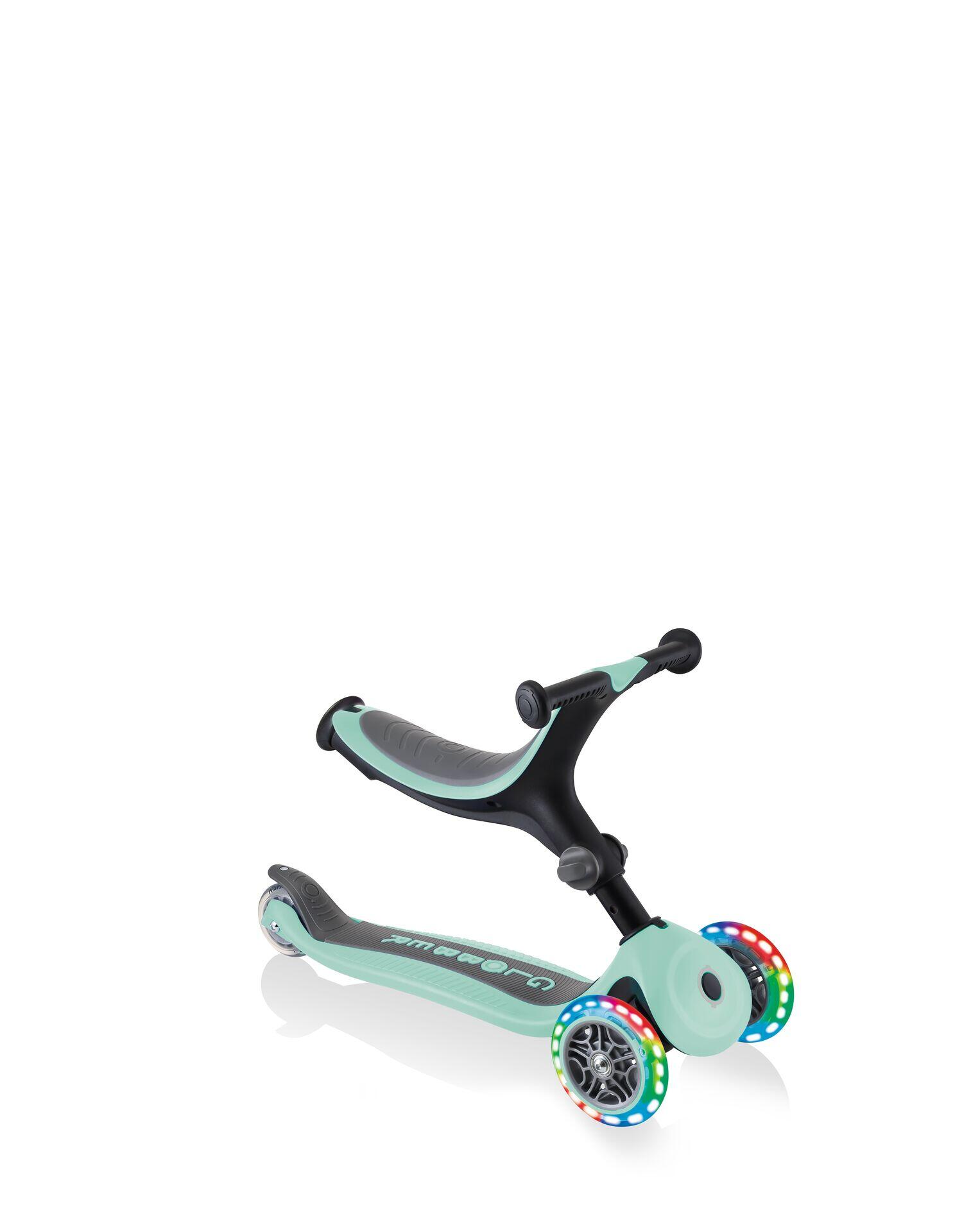 GLOBBER GO-UP FOLDABLE LIGHTS mint, mit Leuchtrollen 2/7