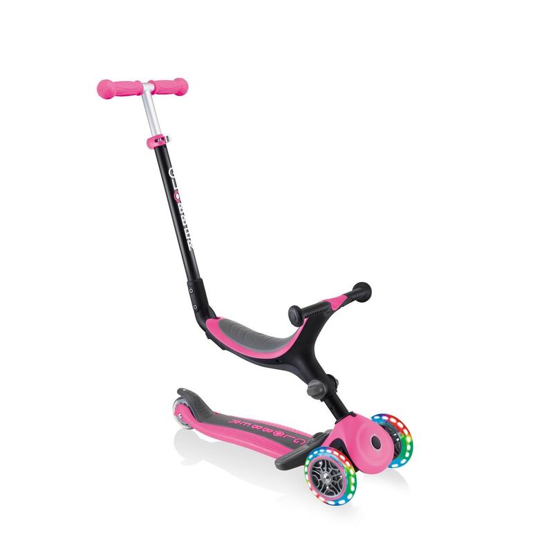 Trottinette draisienne / Tricycle  GO UP Foldable Plus Lights  Rose