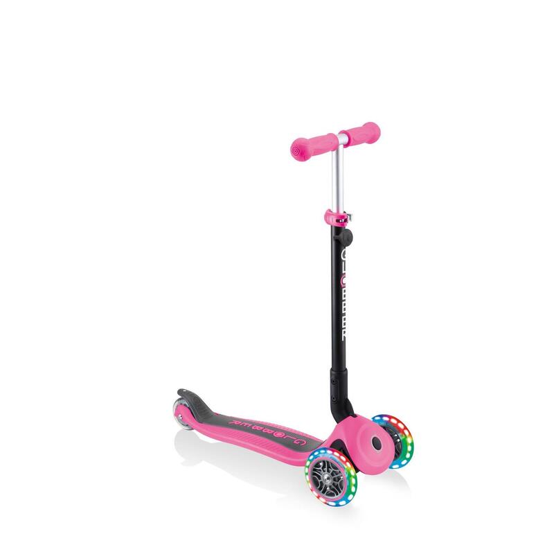 Scooter Laufrad / Dreirad  GO UP Foldable Plus Lights  Pink