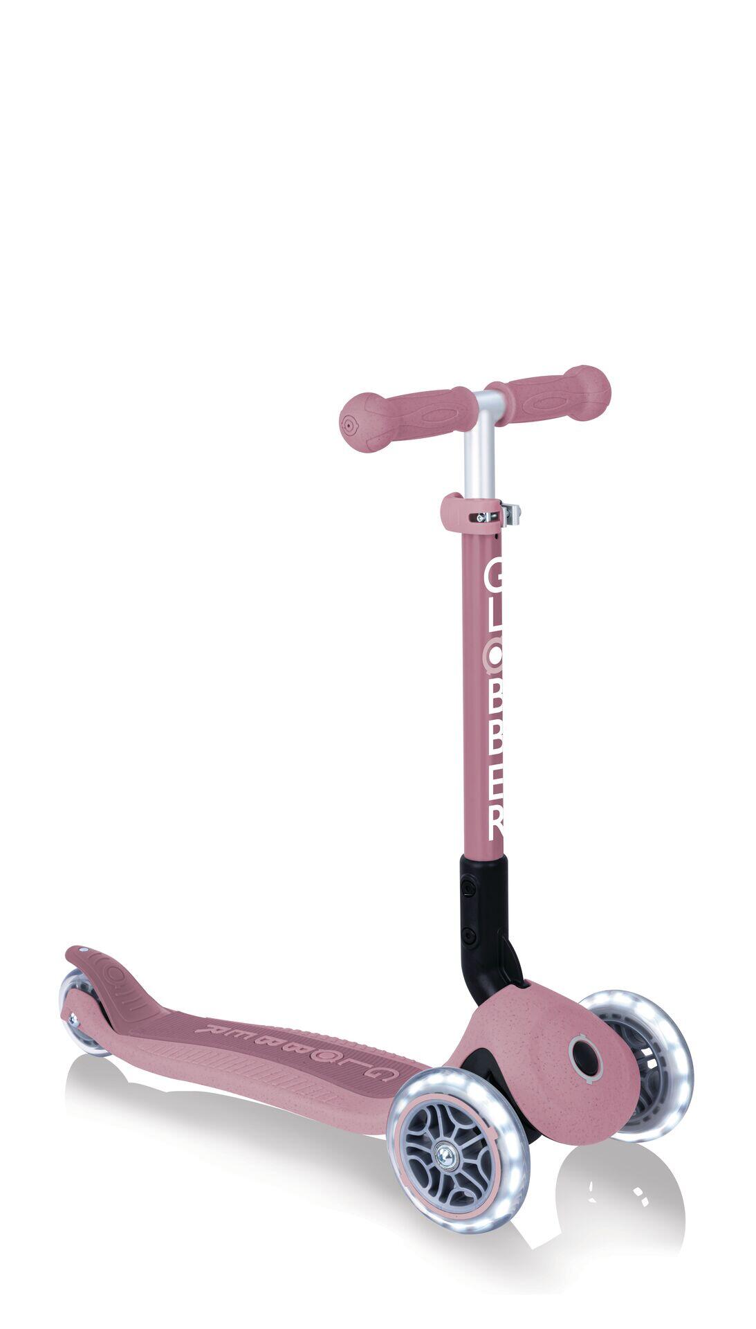Patinete de 3 ruedas JUNIOR FOLDABLE LIGHTS ECOLOGIC - Rosa baya 9/15