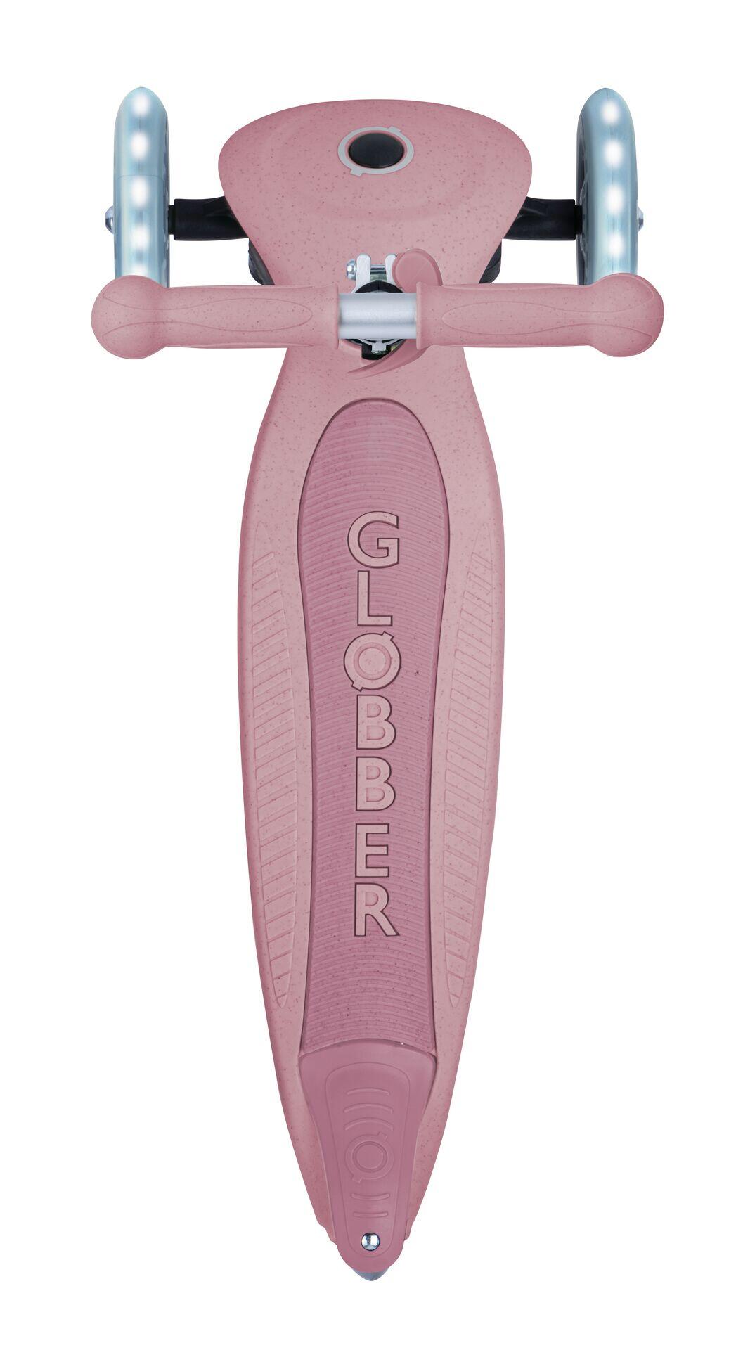 Trottinette 3 roues JUNIOR FOLDABLE LIGHTS ECOLOGIC - Rose Berry 6/7