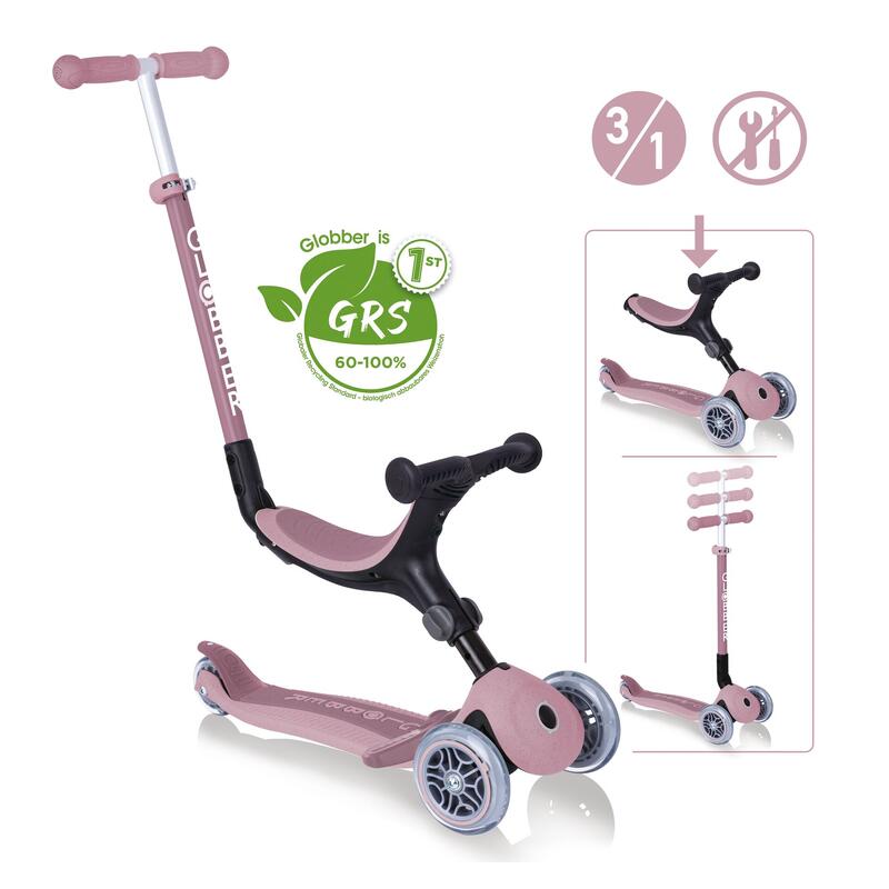 Scooter Laufrad / Dreirad  GO UP Foldable Plus Eco  Berry