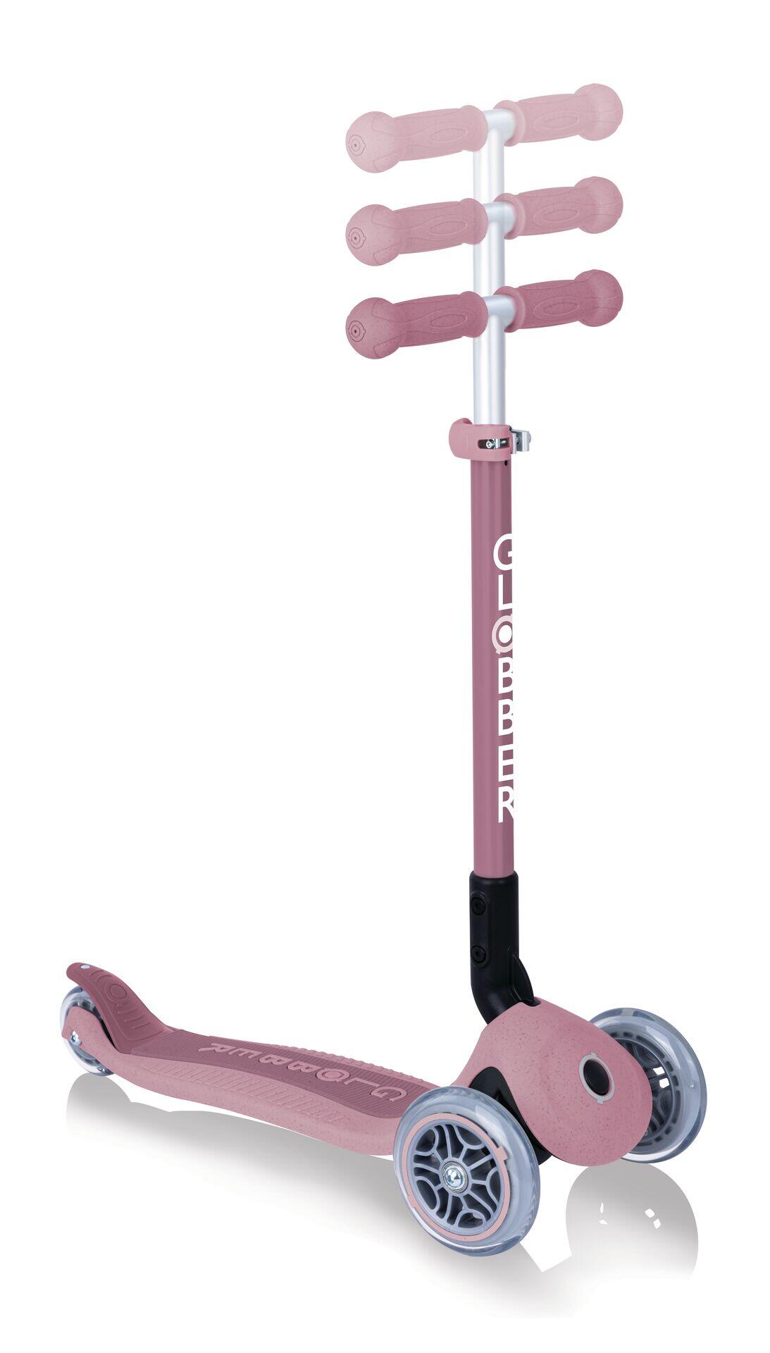 Monopattino per bambini PRIMO FOLDABLE LIGHTS ECO berry 10/14