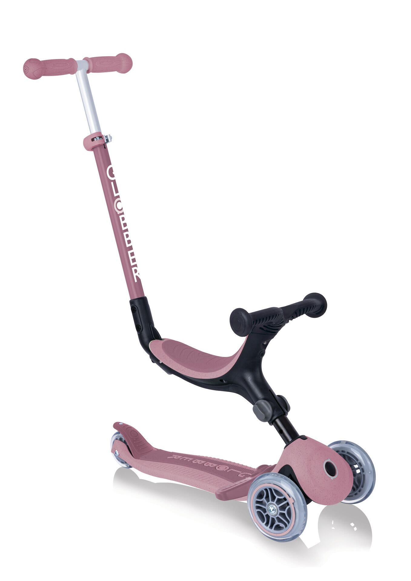 Monopattino per bambini PRIMO FOLDABLE LIGHTS ECO berry 8/14
