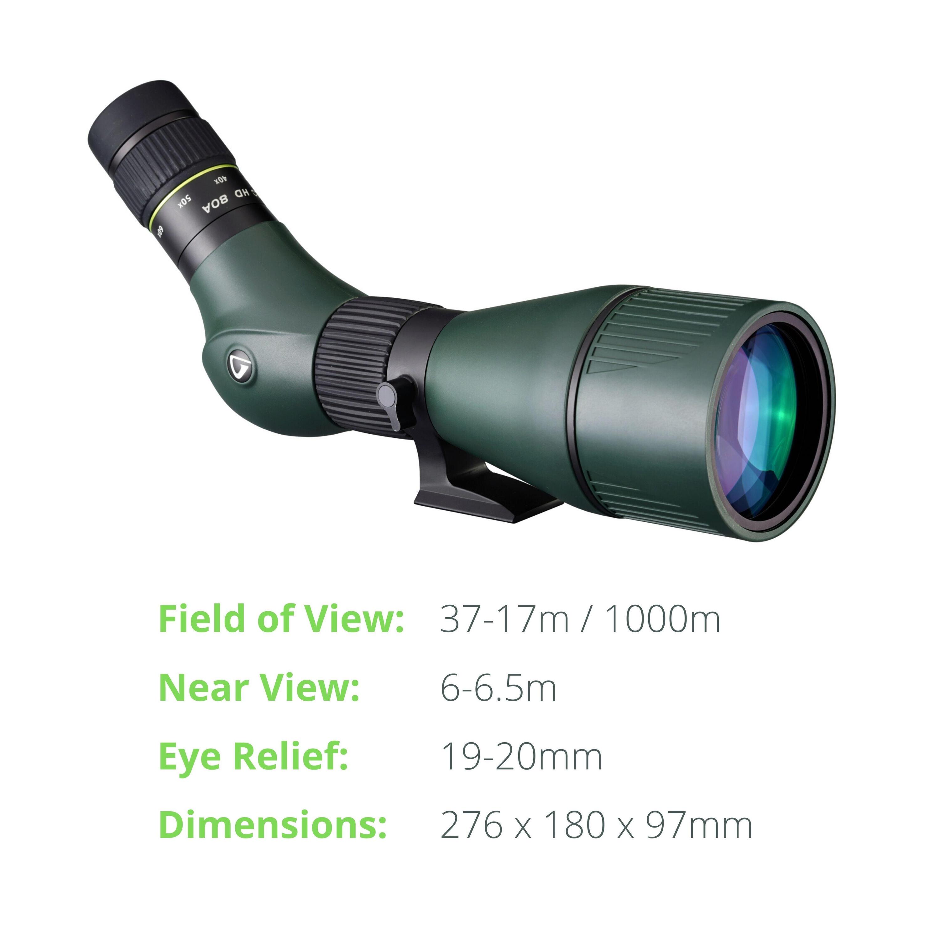 VEO HD 80A Lightweight Spotting Scope - 20-60x Zoom 4/5