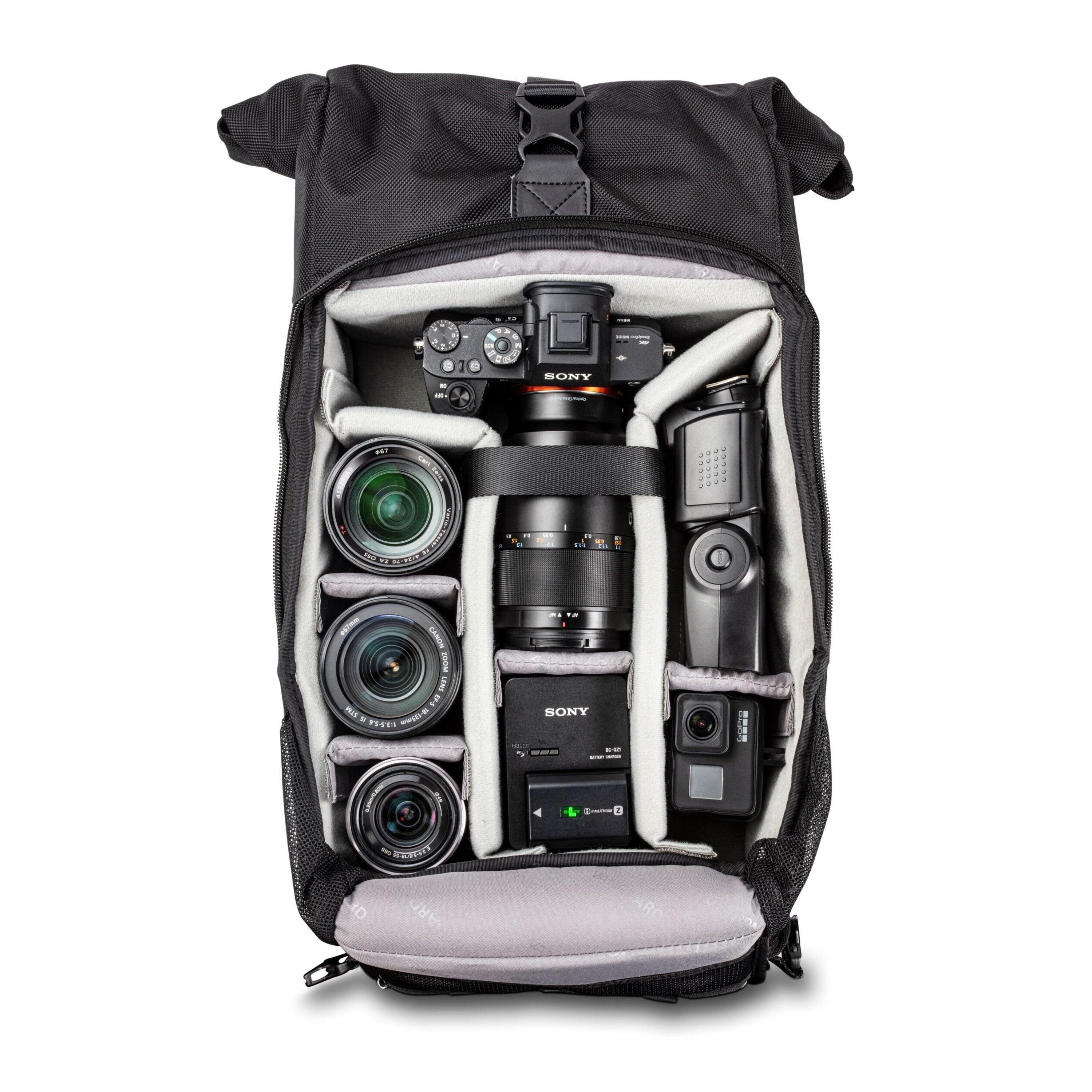 VEO Select 43RB BK - Roll-Top Camera Backpack - Black 2/5