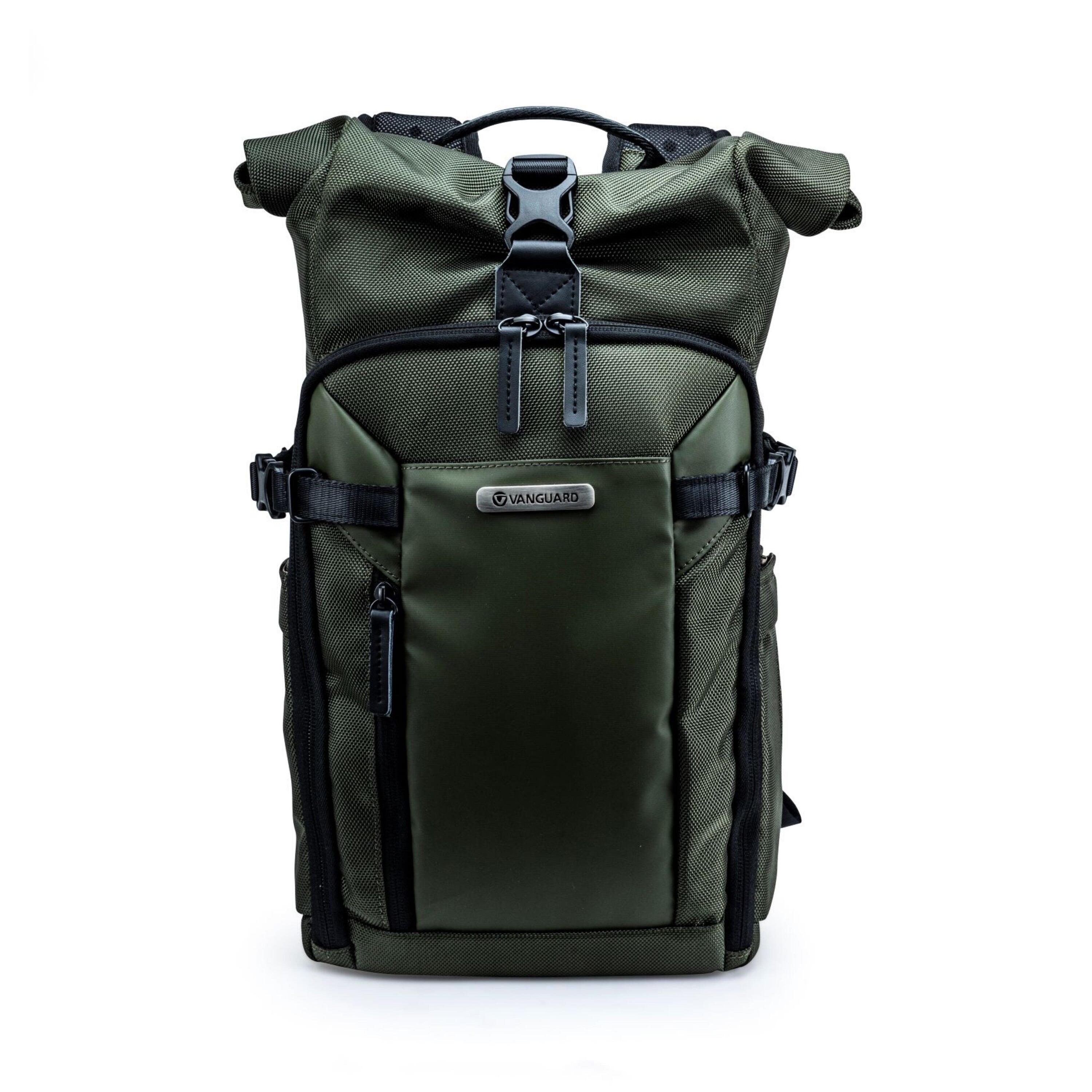 VEO Select 43RB GR - Roll-Top Camera Backpack - Green 1/5