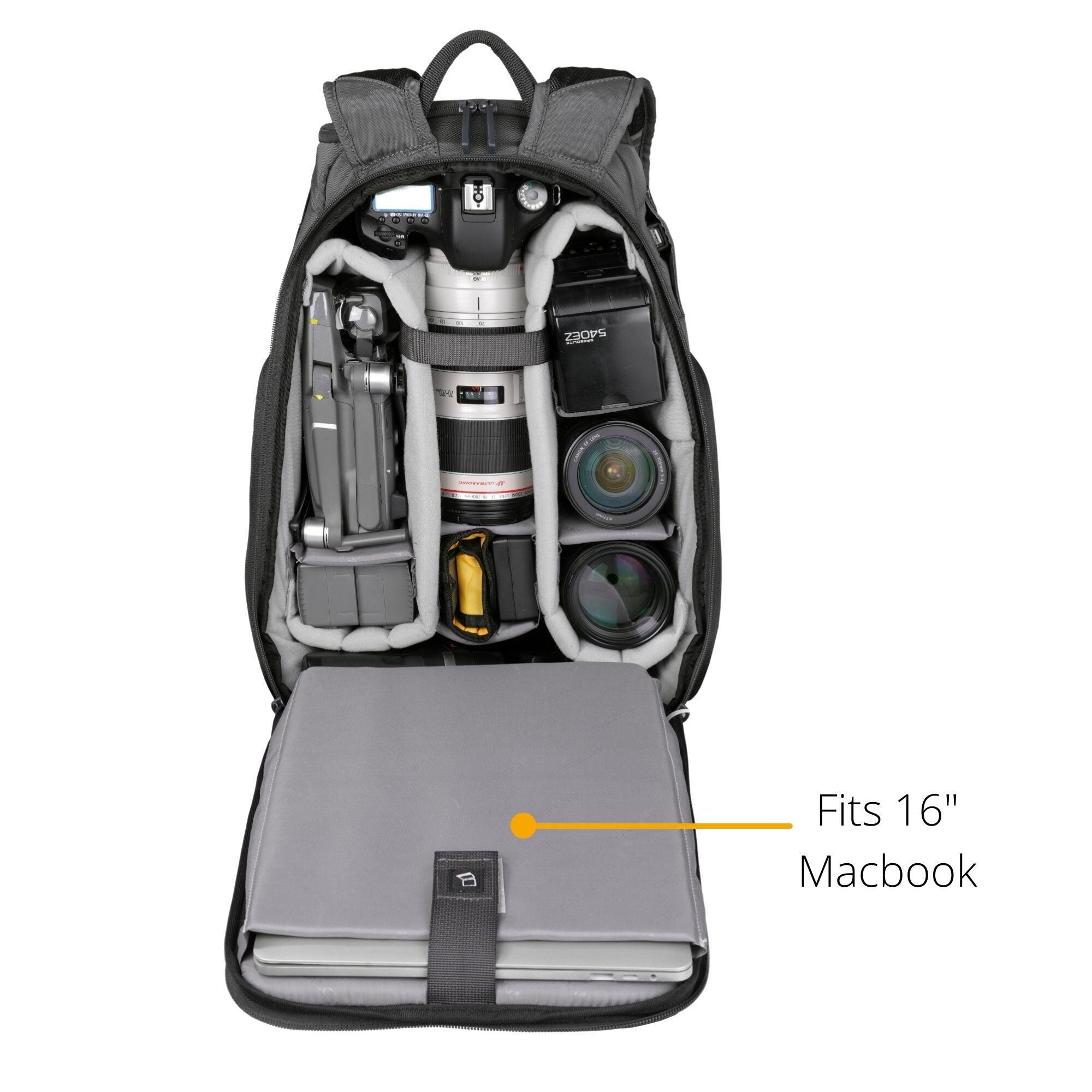 VEO ADAPTOR R48 GY Camera Backpack with USB Port - Grey 2/7