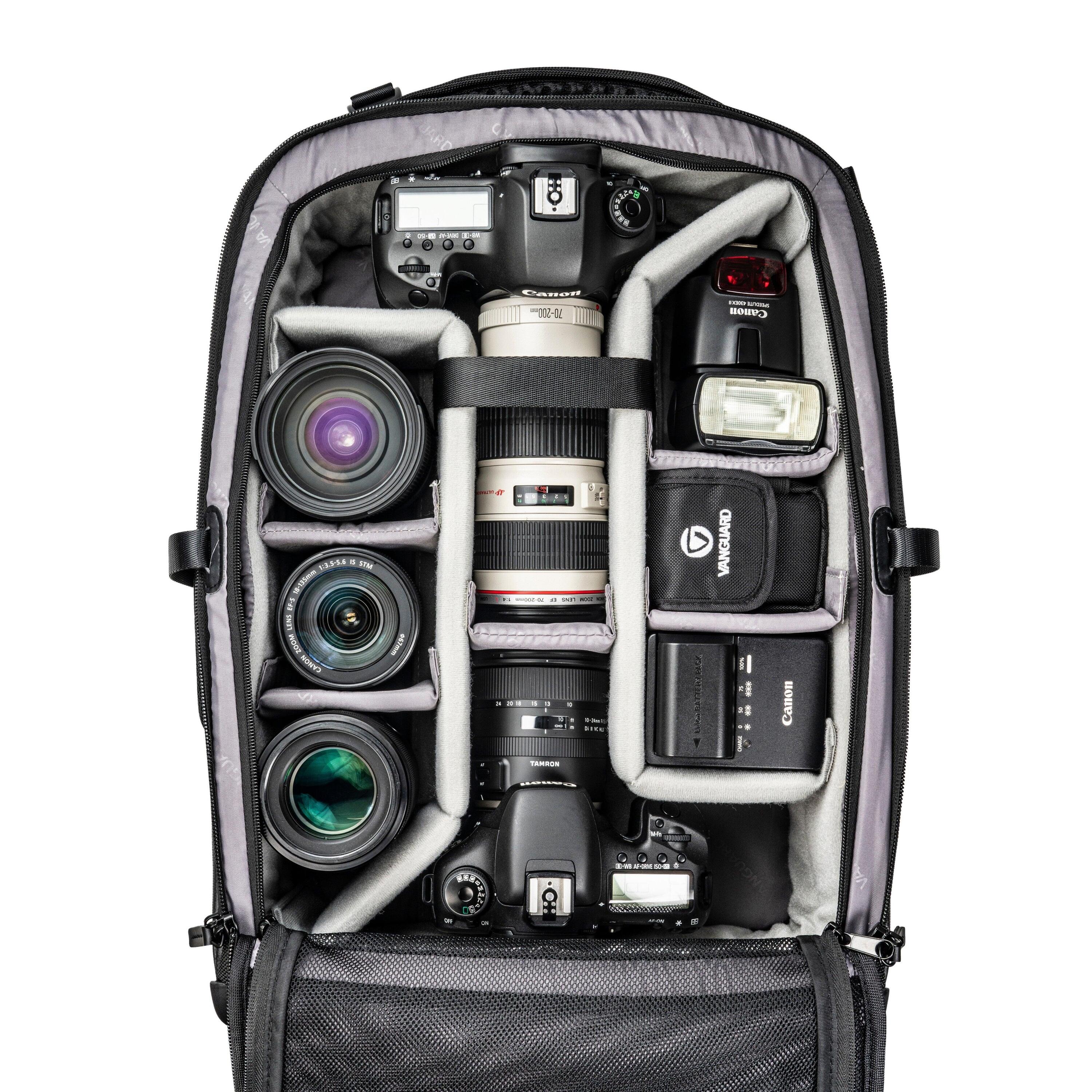 VEO Select 55BT GR - 4-wheel Camera Roller Case/Backpack - Green 2/5