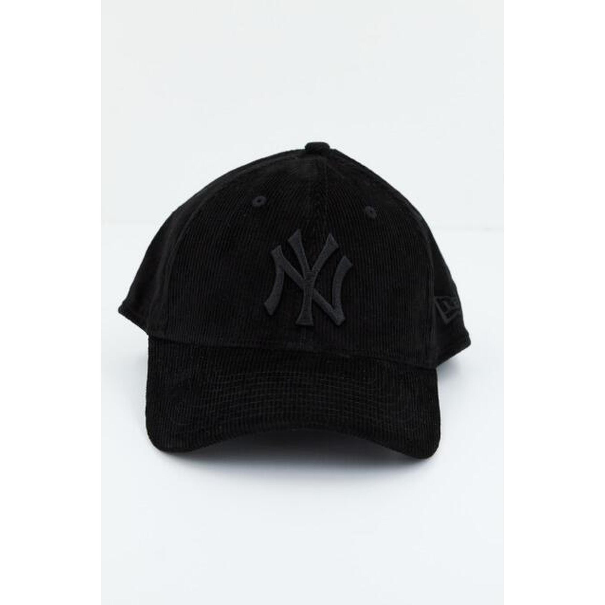 Férfi baseball sapka, New Era Cord 39THIRTY New York Yankees Cap, fekete