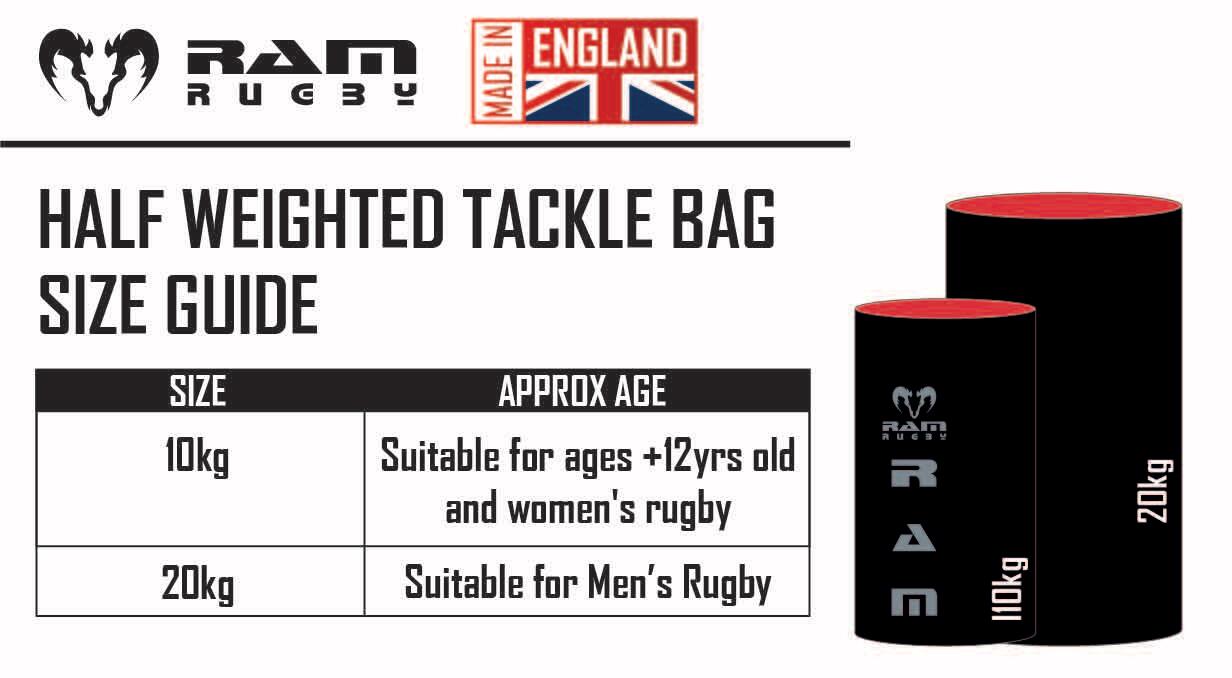 Ram Rugby - Weighted Half Tackle Bag - 10kg 5/6