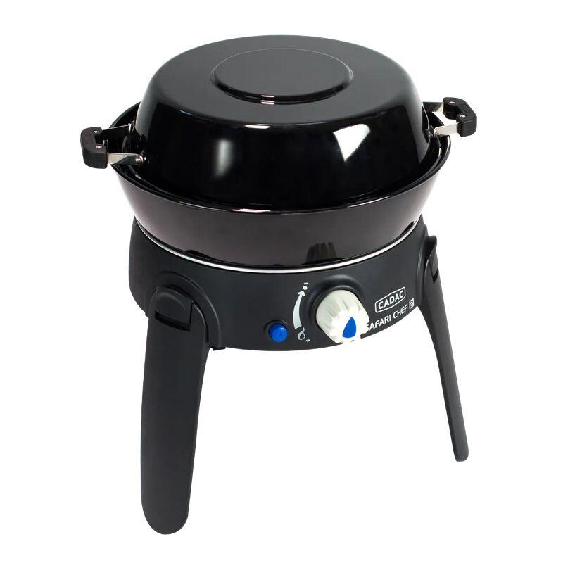 Pack CADAC Barbecue Gaz Grill pieds repliables spécial Camping + Détendeur 5/5