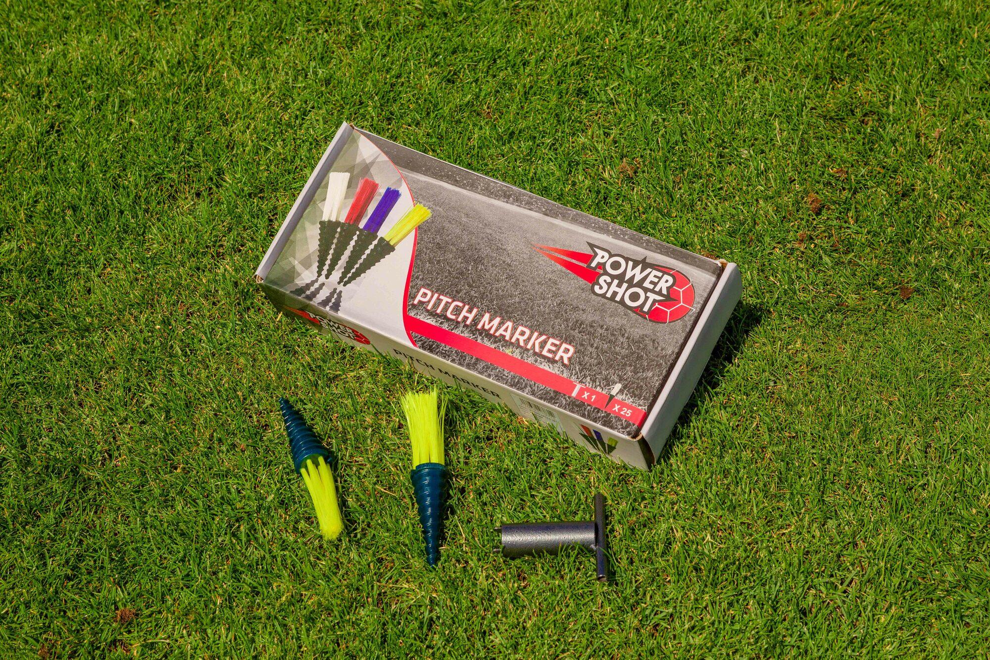 POWERMARKERS - Lot de 25 (Outil de vissage Inclus) - Jaune 3/3