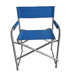 SUNROAD Fauteuil Director Acier Bleu Polyester 600D 10,5 x 48 x 79 cm