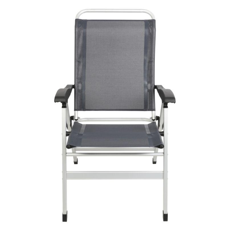 MIDLAND Fauteuil de Camping en Aluminium Confort 7 Réglages d'inclinaison