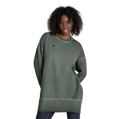 Felpa running e gym Donna - Icons Oversize Crew