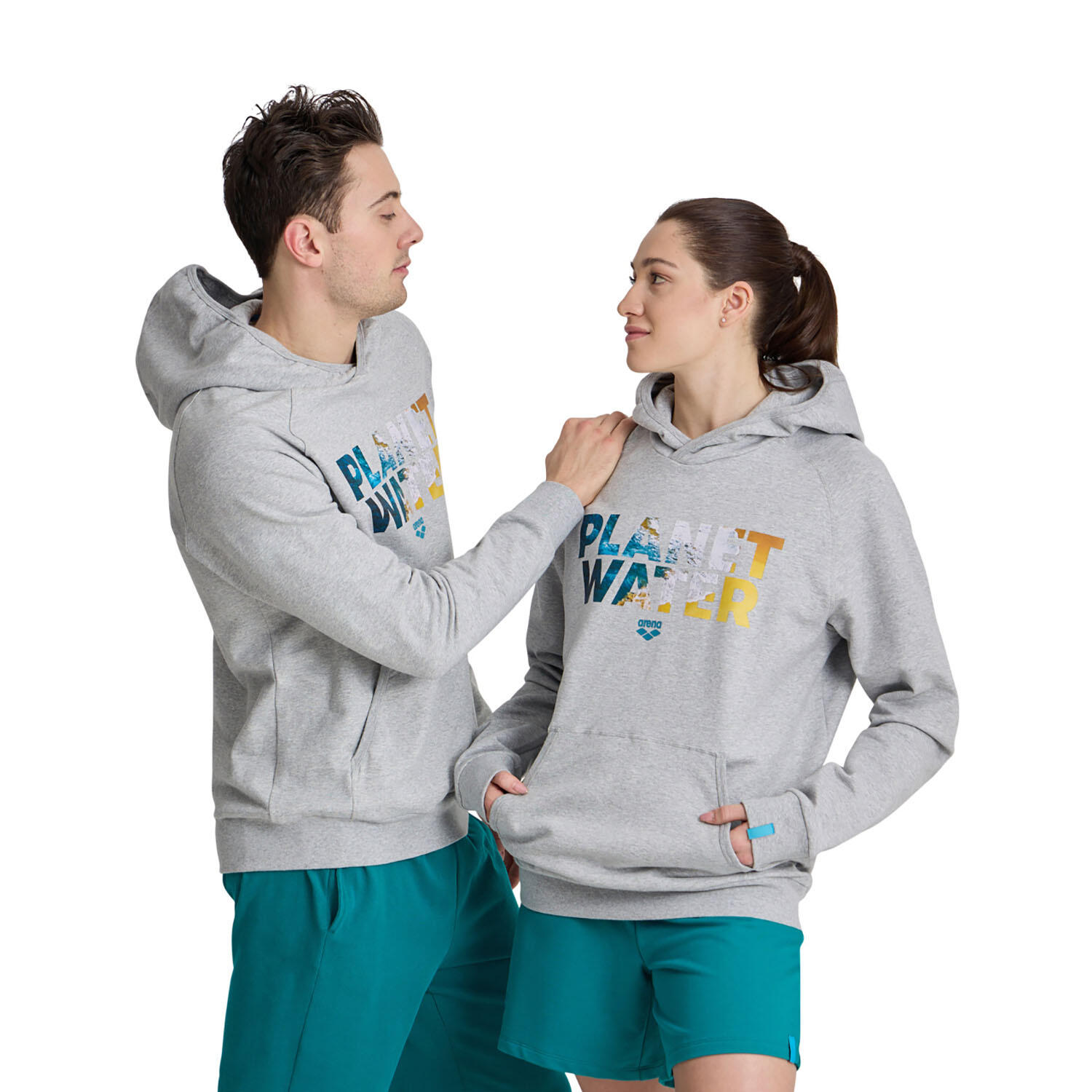 Arena - Sweat De Running Et Gym Unisexe Adulte - Planet Water - Sweat-shirt - Gris - 48 Xl - Decathlon