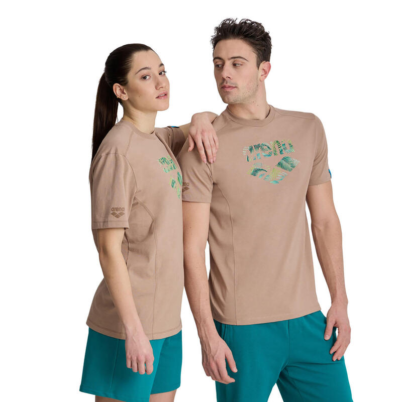 T-shirt de running et gym Unisexe Adulte - Logo Cotton
