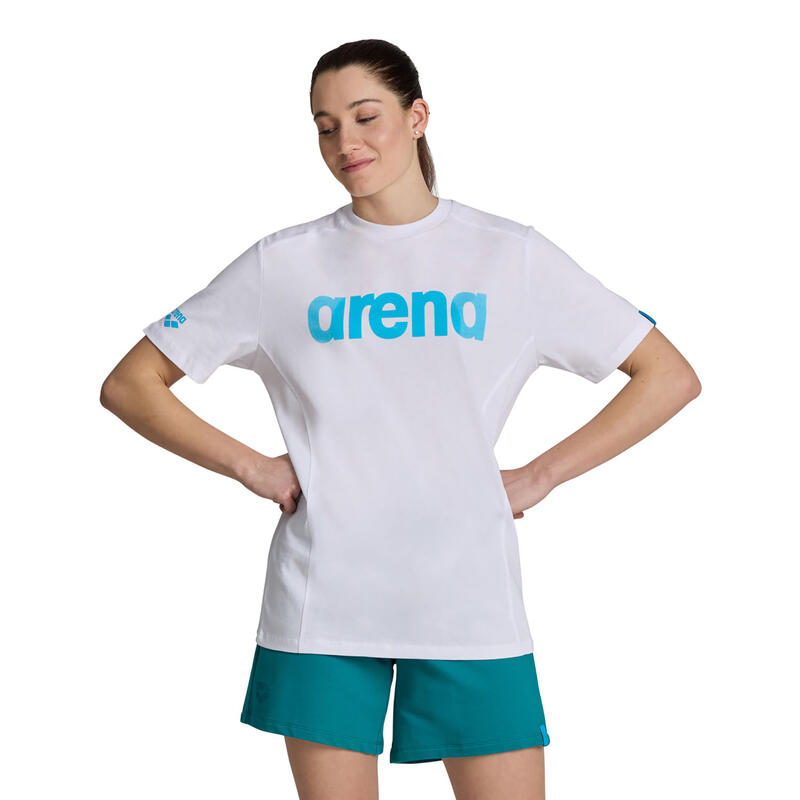 T-shirt de running et gym Unisexe Adulte - Logo Cotton