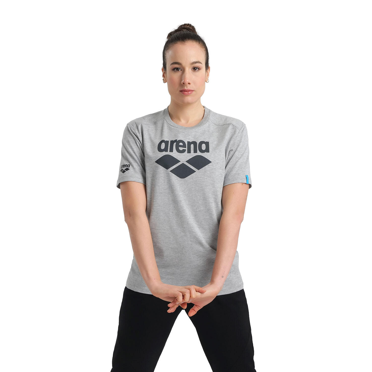 T-shirt de running et gym Unisexe Adulte - Logo Cotton 4/5