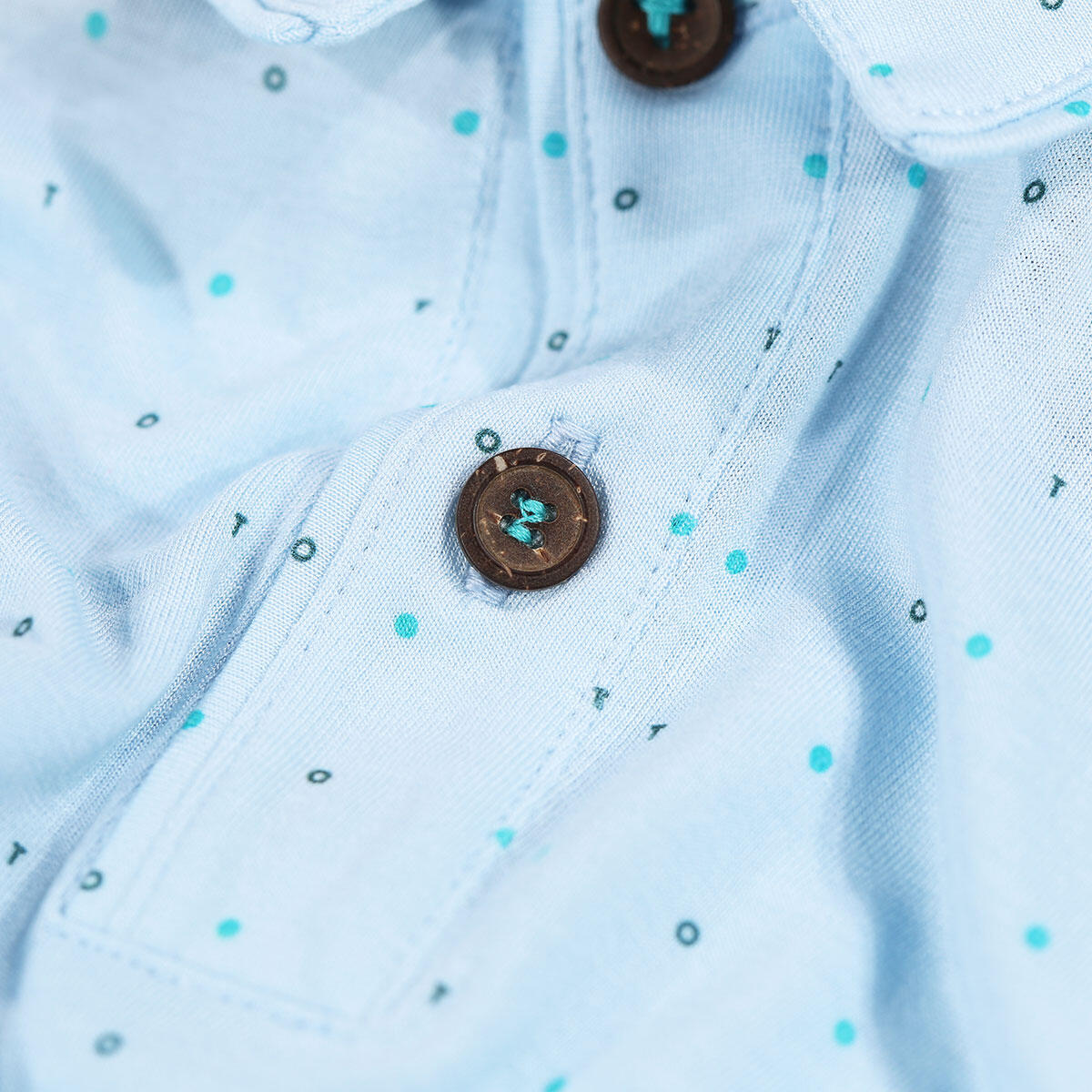 Stromberg OCEANTEE Repeat Print Polo Shirt 3/4