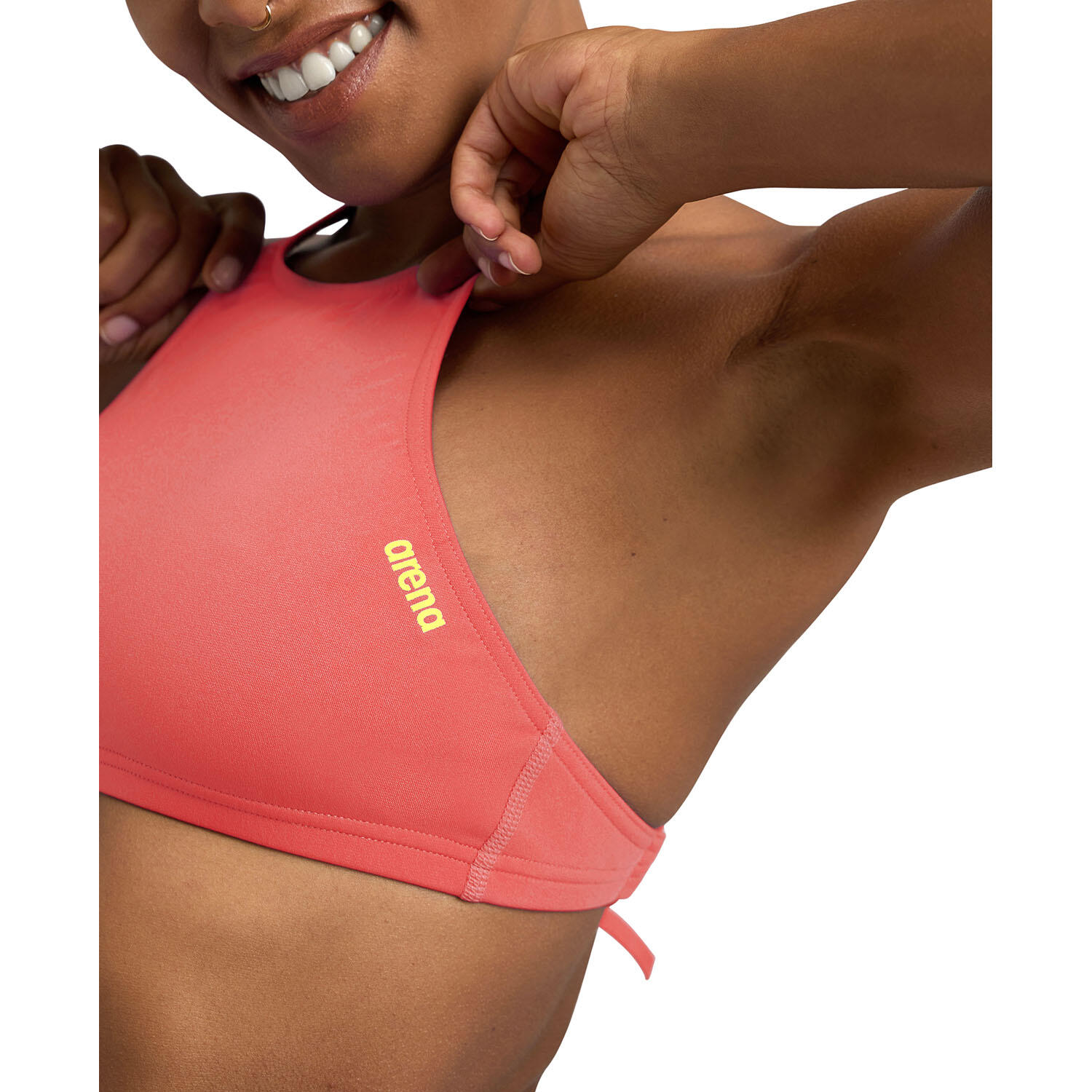 Top de natation Femme - Crop Think R 4/5