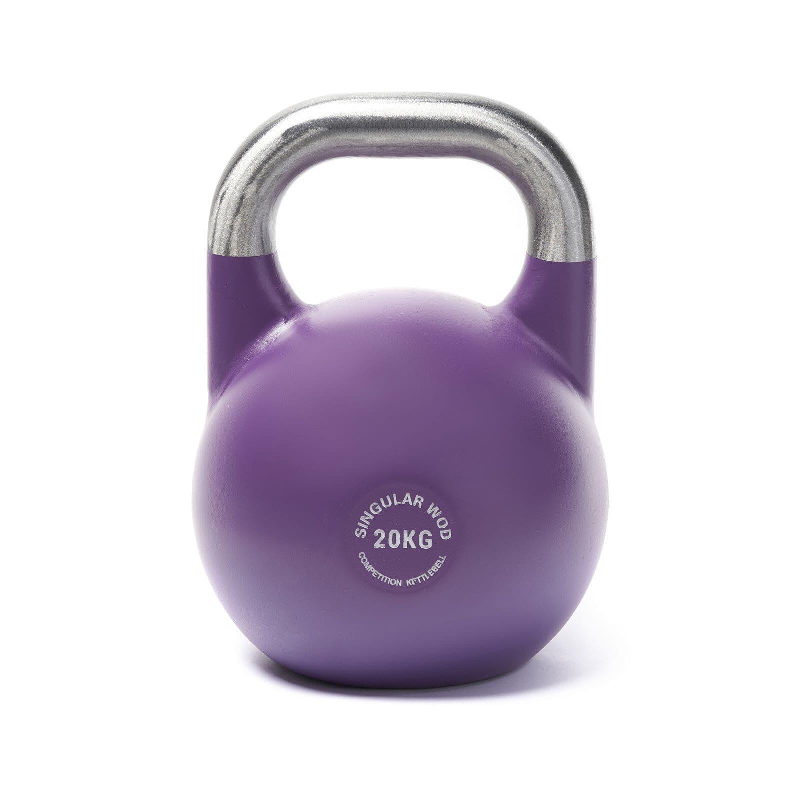 SINGULAR WOD KETTLEBELL COMPETICION PESA RUSA 20 KG MORADA MATE CROSS TRAINING
