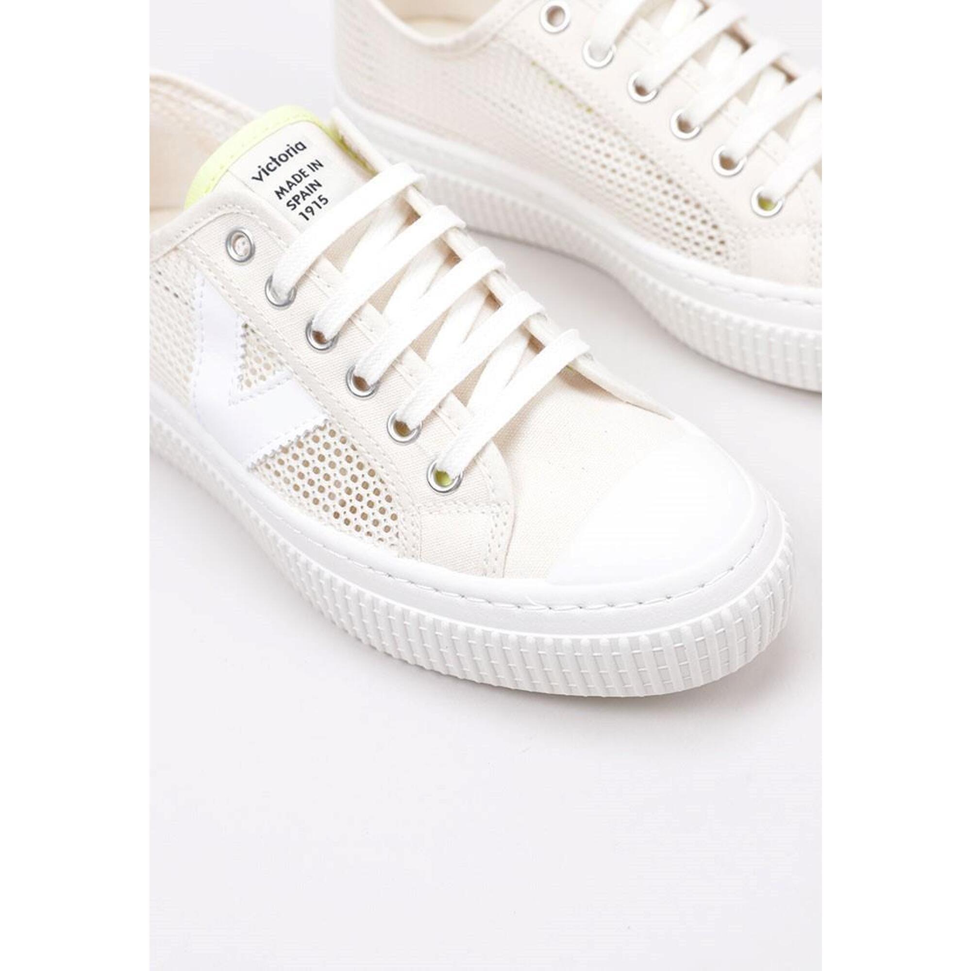 Sneakers Deportivas Mujer Victoria 1915 RE-EDITION BASKET REJILLA Beige