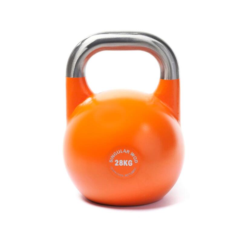 KETTLEBELL COMPETICION PESA RUSA 28 KG NARANJA MATE CROSS TRAINING