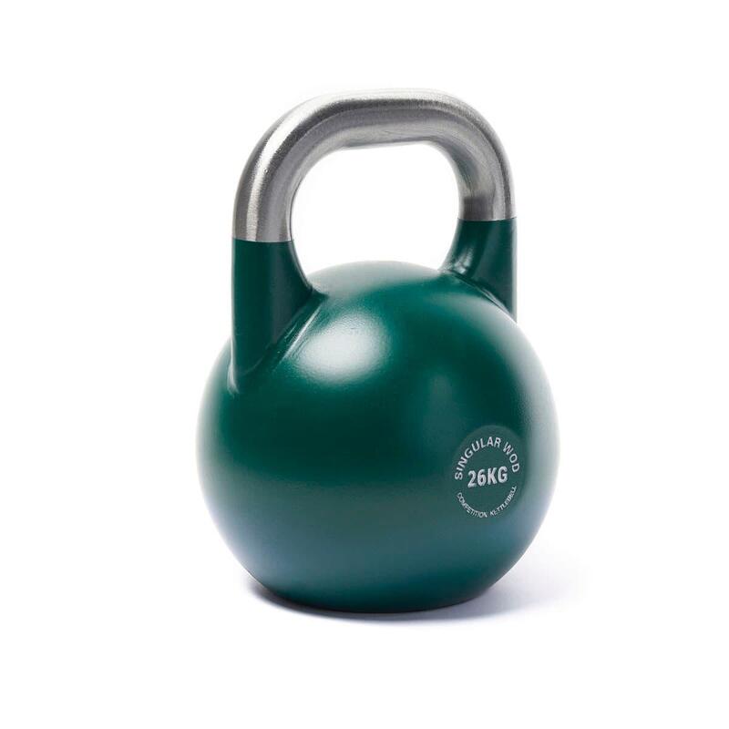 KETTLEBELL COMPETICION PESA RUSA 26 KG VERDE CLARO MATE