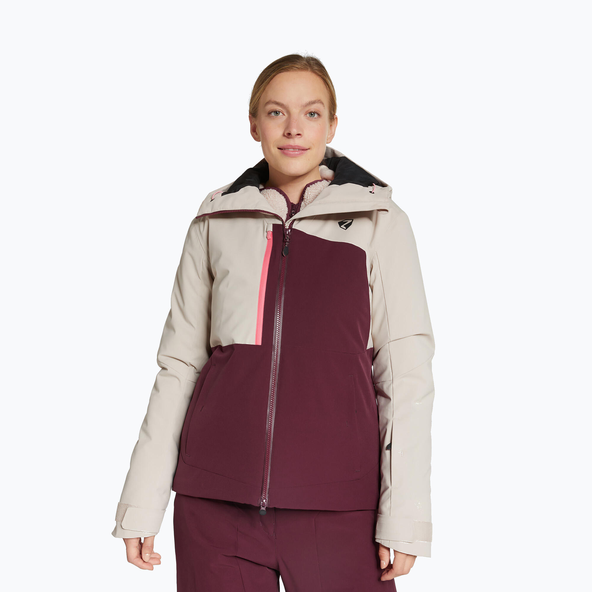 Ziener Damen Freeridejacke TAYARA velvet red 4/5