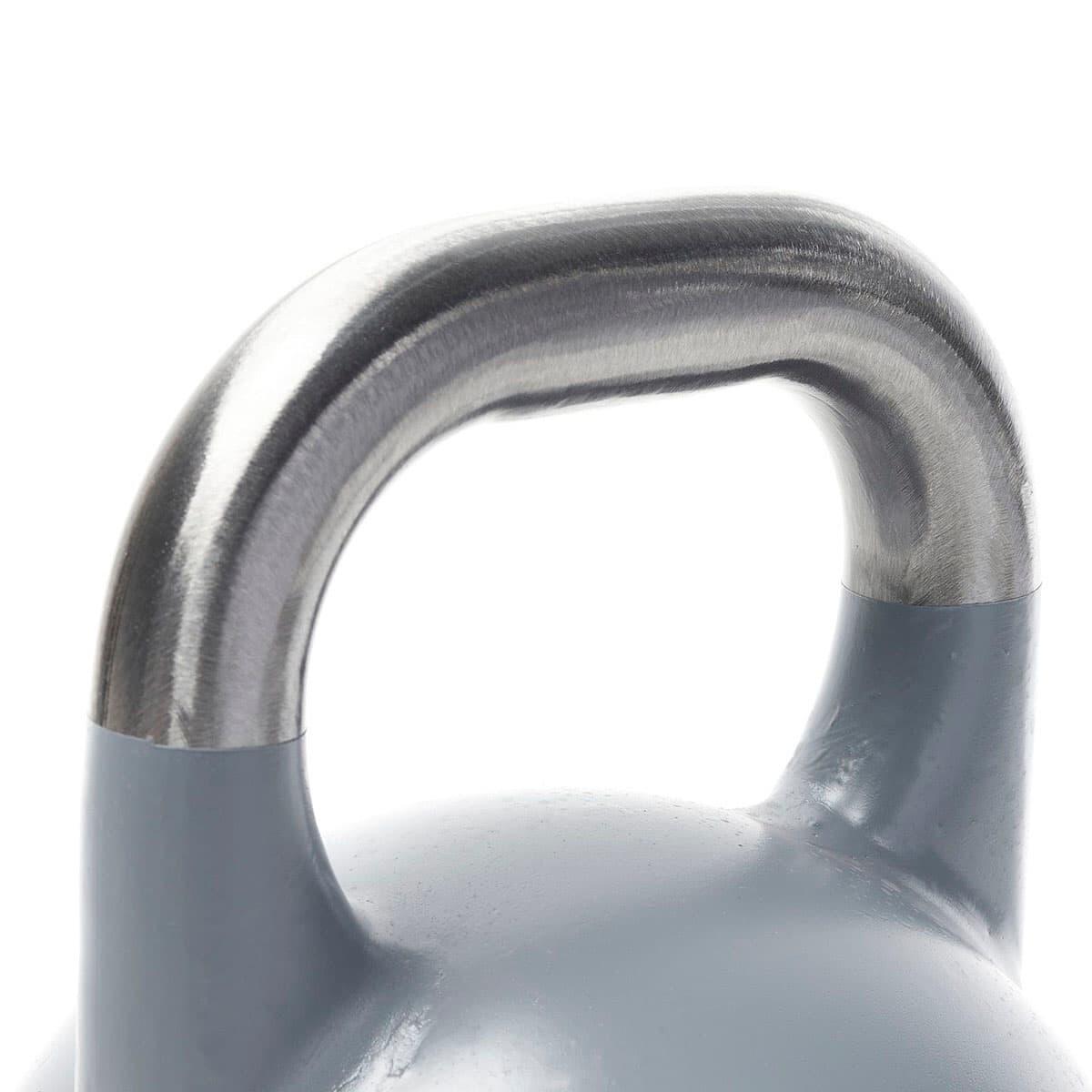 KETTLEBELL COMPETICION PESA RUSA 10 KG GRIS CLARO MATE CROSS TRAINING 3/3